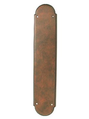 M906 Non-beaded Push Plate in Patine Rouge