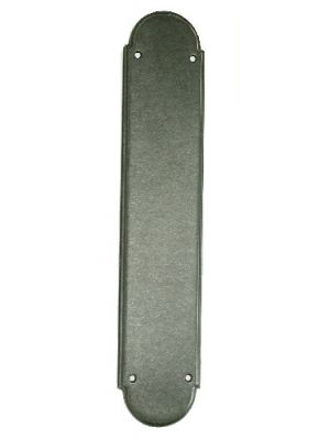 M907 Non-beaded Push Plate in Patine Black