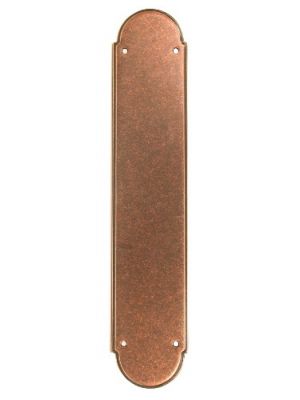 M910 Non-beaded Push Plate in Old English Copper