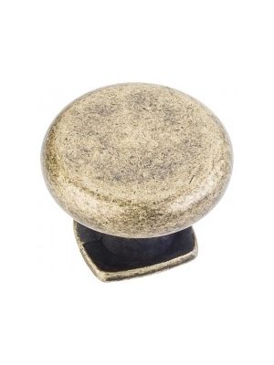 MO6303ABM-D Knob in Distressed Antique Brass